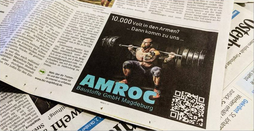 Best Practice - Print-Anzeige - AMROC